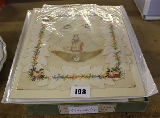 Small collection of Victorian Valentines
